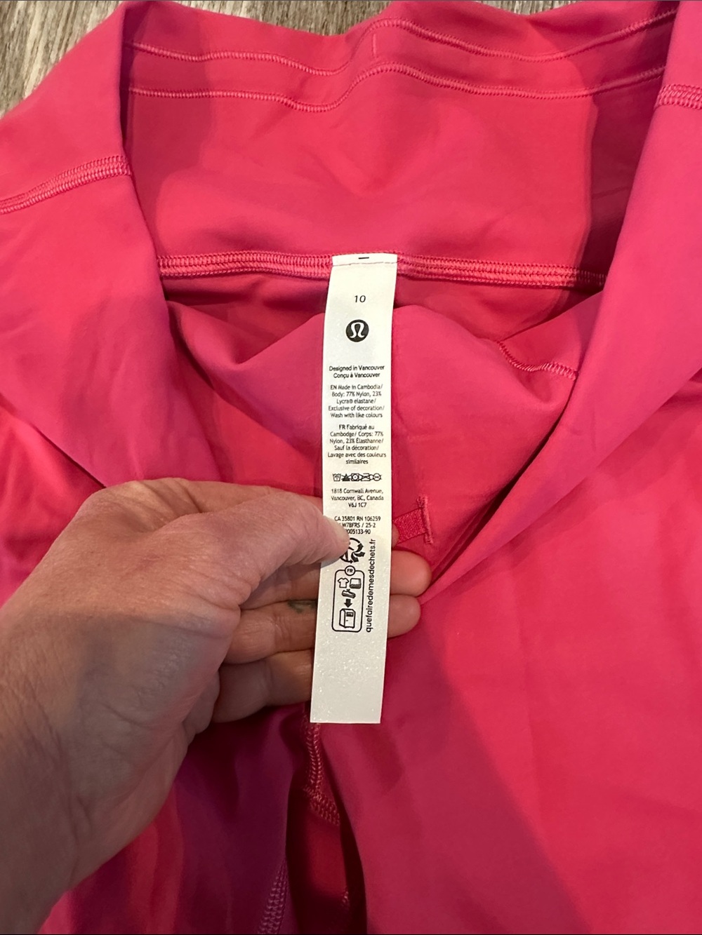 NEW without tags! Lululemon Wunder Train High-Rise Short 6" Raspberry Coulis - Picture 2 of 9